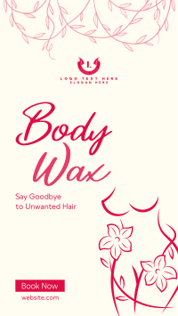 Body Waxing Service Instagram Story Design