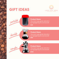 Coffee Gift Guide Instagram Post Design
