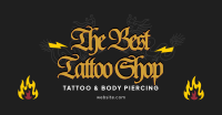 Tattoo & Piercings Facebook Ad Design