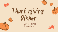 Thanksgiving Dinner Facebook Event Cover Image Preview