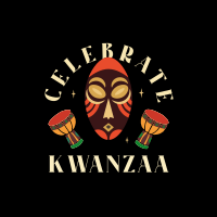 Kwanzaa African Mask  Instagram Post Design