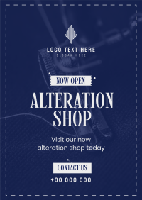 Alteration Shop Poster Preview