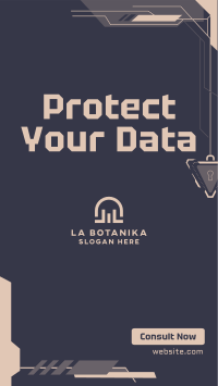 Protect Your Data Facebook Story Design