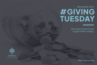 Giving Tuesday Coins Pinterest Cover Design