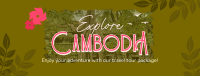 Cambodia Travel Tour Facebook Cover Design