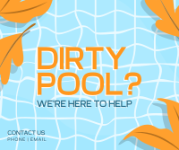 Dirty Pool? Facebook Post Design