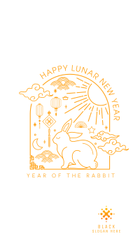 Lunar Rabbit Facebook story Image Preview