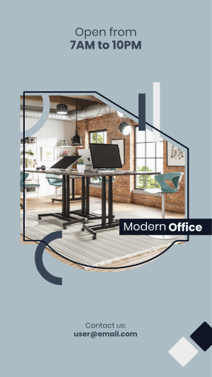 Modern Office Facebook story Image Preview