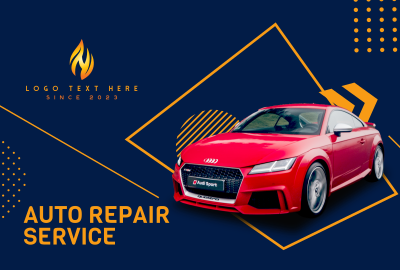 Auto Repair Service Pinterest Cover Image Preview