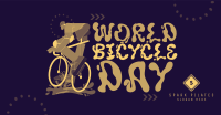 Go for Adventure on Bicycle Day Facebook Ad Design