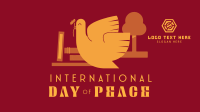 Simple Peace Day Facebook event cover Image Preview