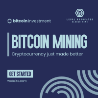 Start Bitcoin Mining Instagram Post Image Preview