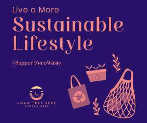 Sustainable Living Facebook post Image Preview