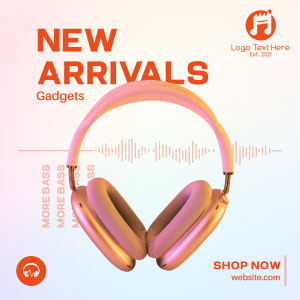 Girly Headphone Instagram post Image Preview