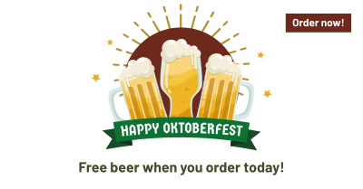 Cheers Beer Oktoberfest Facebook ad Image Preview