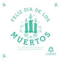 Candles for Dia De los Muertos Instagram post Image Preview