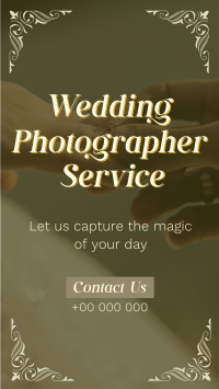 Floral Wedding Videographer Facebook Story Image Preview