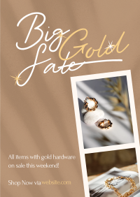 Big Gold Sale Flyer Image Preview