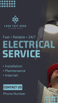 Handyman Electrical Service TikTok video Image Preview