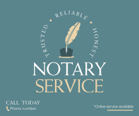 The Trusted Notary Service Facebook Post Design