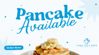 Pancakes Now Available Facebook Event Cover Design