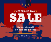 Remembering Veterans Sale Facebook post Image Preview