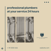Plumbers 24 Hours Instagram post Image Preview