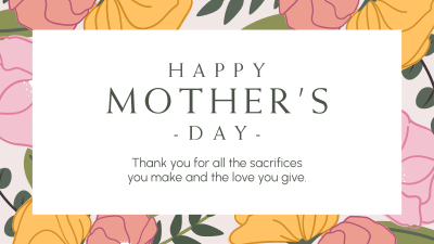 Mother's Day Special Flowers Facebook event cover Image Preview