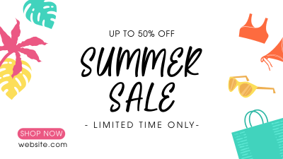 Fashion Summer Sale Facebook event cover Image Preview
