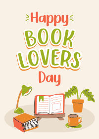 Book Day Greeting Poster Design