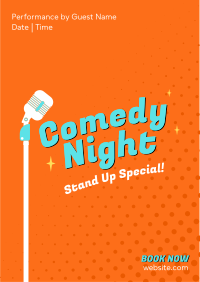 Stand Up Comedy Flyer Design