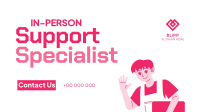 Tech Support Specialist Facebook event cover Image Preview