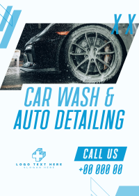 Car Wash Auto detailing Service Poster Image Preview