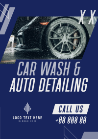 Car Wash Auto detailing Service Poster Image Preview