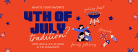 Quirky 4th of July Traditions Facebook Cover Image Preview