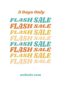 Flash Sale Warp Flyer Design
