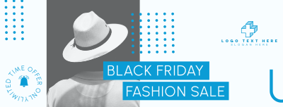 Black Friday Fashion Sale Facebook cover Image Preview