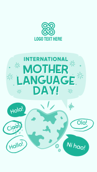 World Mother Language TikTok Video Design