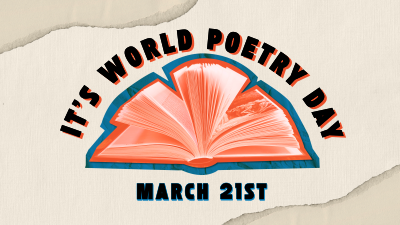 Poetry Day Book Facebook event cover Image Preview