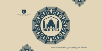 Eid Al Adha Frame Twitter post Image Preview