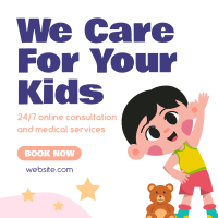 Child Care Consultation Instagram Post Design