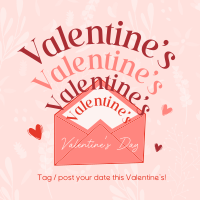 Valentine's Envelope Linkedin Post Image Preview