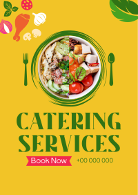 Catering Food Variety Poster Design