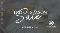 Minimalist End Of Season Sale Facebook Event Cover Image Preview