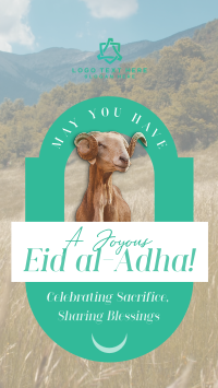 Greater Eid Ram Greeting YouTube short Image Preview