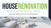 Renovation Construction Services Facebook Event Cover Design