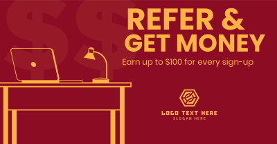 Refer And Get Money Facebook ad Image Preview