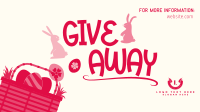 Easter Basket Giveaway Facebook Event Cover Design