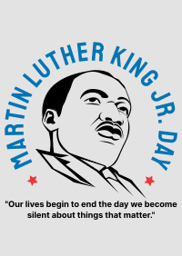 Martin Luther King Jr. Poster Design