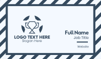 Soccer Championship Trophy Business Card Image Preview